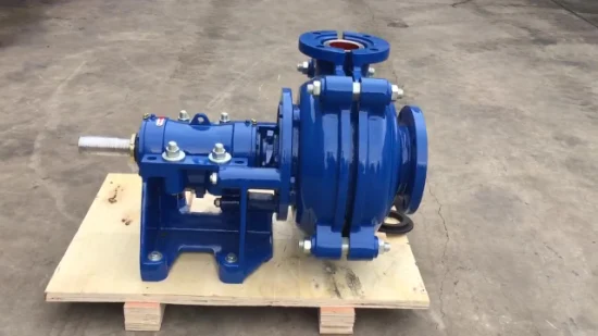 20HP Pequeno Motor Elétrico Centrífugo Horizontal de Alta Pressão Alta Cromo Motor Diesel Bomba de Polpa para Lavagem de Carvão de Lodo de Água Fabricante